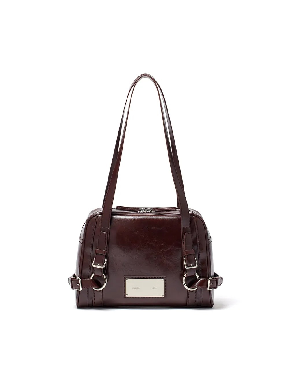 BIKER DETAIL SQUARE SHOULDER BAG 2